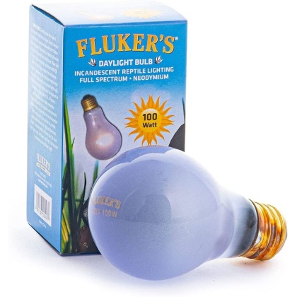 Flukers Neodymium Incandescent Full Spectrum Daylight Bulbs for Reptiles - 100 watt