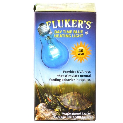 Flukers Professional Series Daytime Blue Heating Light - 40 Watt