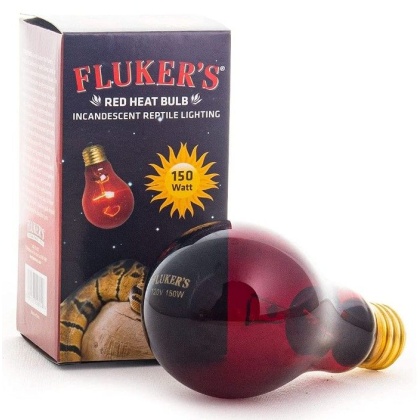 Flukers Red Heat Incandescent Bulb - 150 Watt