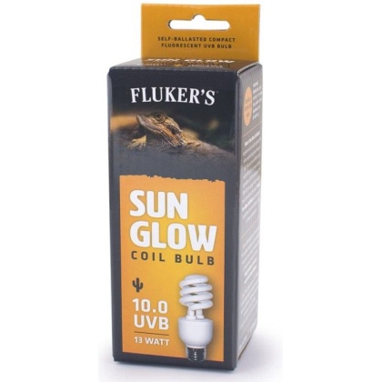 Flukers Sun Glow Desert Fluorescent 10.0 UVB Bulb - 13 watt