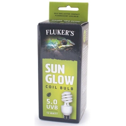 Flukers Sun Glow Tropical Fluorescent 5.0 UVB Bulb - 13 watt
