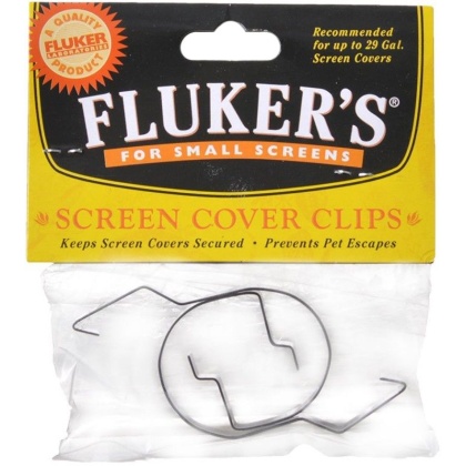 Flukers Screen Cover Clips - Small (Tanks up to 29 Gallons)