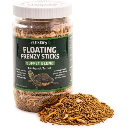 Flukers Floating Frenzy Buffet Blend for Aquatic Turtles - 11.5 oz