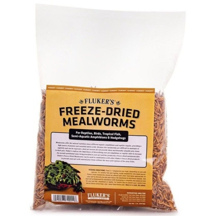 Flukers Freeze-Dried Mealworms - 1 lb