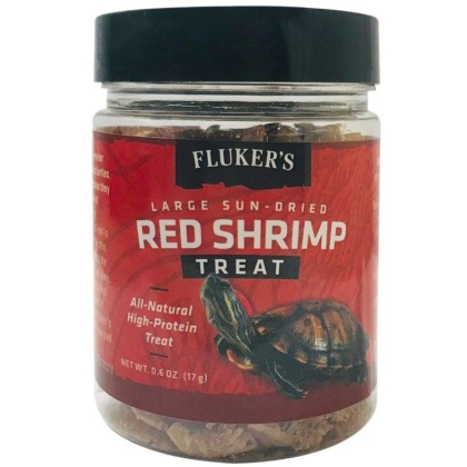 Flukers Sun-Dried Large Red Shrimp Treat - 0.6 oz