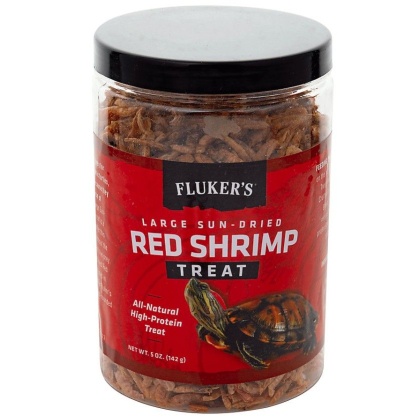 Flukers Sun-Dried Large Red Shrimp Treat - 5 oz