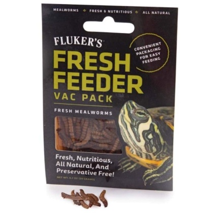Flukers Mealworm Fresh Feeder Vac Pack  - 0.7 oz