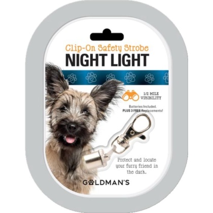 Goldmans Clip On Safety Strobe Night Light - 1 count