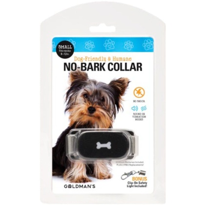 Goldmans No-Bark Collar Dog Friendly and Humane - Small - Necks 8-12