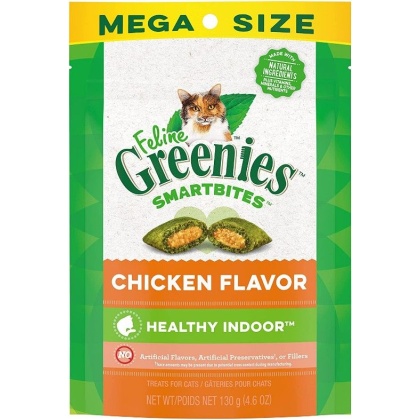 Greenies SmartBites Hairball Control Chicken Flavor Cat Treats - 4.6 oz