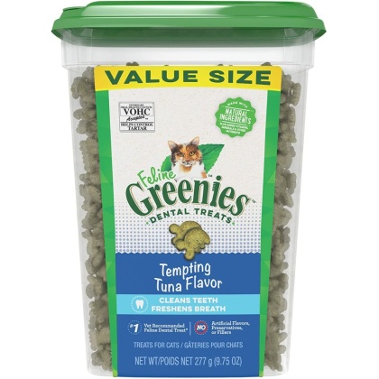Greenies Feline Dental Treats Tempting Tuna Flavor - 9.75 oz