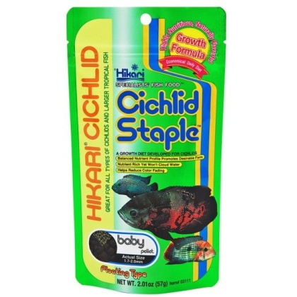 Hikari Cichlid Staple Food - Baby Pellet - 2 oz