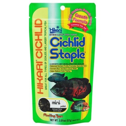 Hikari Cichlid Staple Food - Mini Pellet - 2 oz