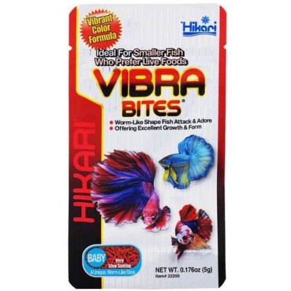 Hikari Vibra Bites Baby Tropical Fish Food  - 0.18 oz