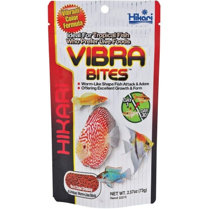 Hikari Vibra Bites Tropical Fish Food - 2.57 oz