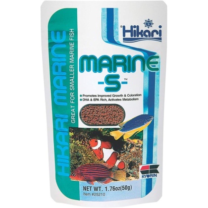 Hikari Marine S Fish Pellets - 1.76 oz