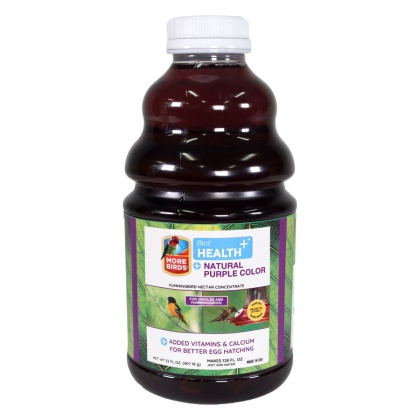 More Birds Health Plus Natural Purple Oriole and Hummingbird Nectar Concentrate  - 32 oz