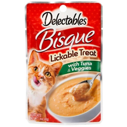 Hartz Delectables Bisque Lickable Treat for Cats - Tuna & Veggies - 1.4 oz