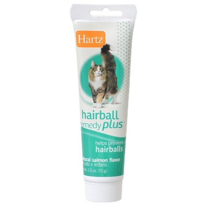 Hartz Hairball Remedy Plus Cat & Kitten Paste - Natural Salmon Flavor - 2.5 oz