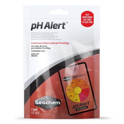 Seachem pH Alert for Freshwater - pH Test Kit (Lasts 3-6 Months)