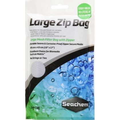 Seachem Large Mesh Zip Bag  - 1 count (19\