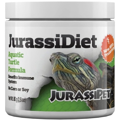 JurassiPet JurassiDiet Aquatic Turtle Formula Premium Food - 2.8 oz