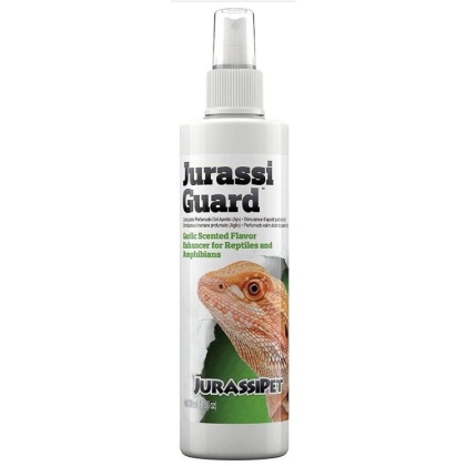 JurassiPet JurassiGaurad All Natural Garlic Scented Flavor Enhancer for Reptiles and Amphibians - 8.5 oz