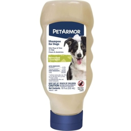 PetArmor Flea and Tick Shampoo for Dogs Sunwashed Linen Scent - 18 oz