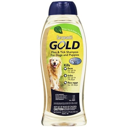 Sergeants Gold Flea and Tick Shampoo for Dogs and Puppies - 18 oz