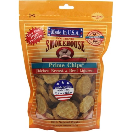 Smokehouse Treats Prime Chicken & Beef Chips - 8 oz