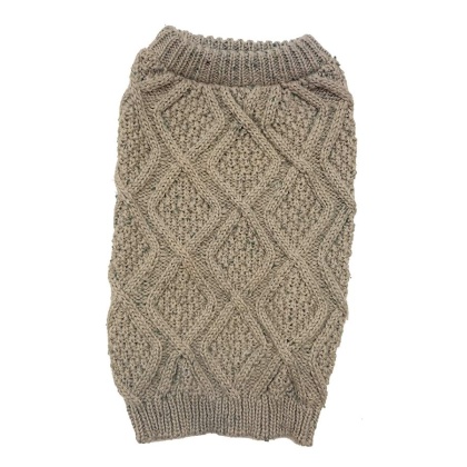 Outdoor Dog Fisherman Dog Sweater - Taupe - X-Small (8\