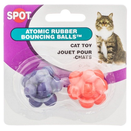 Spot Spotnips Atomic Bouncing Balls Cat Toys - 2 Pack