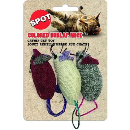 Spot Spotnips Colored Catnip Assorted Toys - 3 Pack