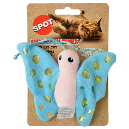 Spot Shimmer Glimmer Butterfly Catnip Toy - Assorted Colors - 1 Count