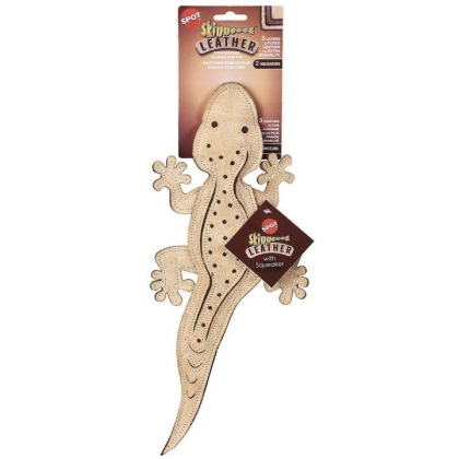 Skinneeez Leather Lizard Dog Toy - 15
