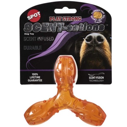Spot Scent-Sation Peanut Butter Scented Tri Toy - 5