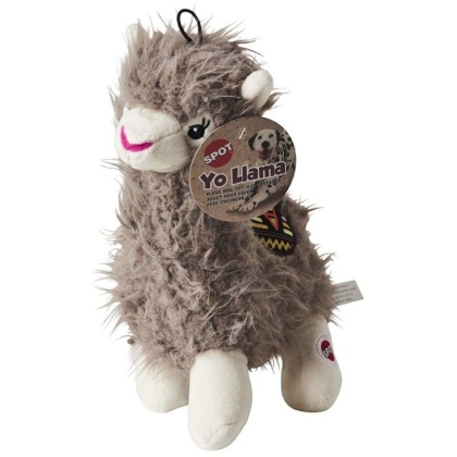 Spot Yo Llama Plush Dog Toy Assorted Colors - 1 count