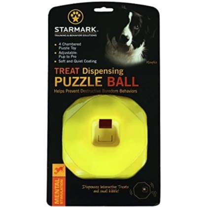 Starmark Treat Dispensing Puzzle Ball - 1 count