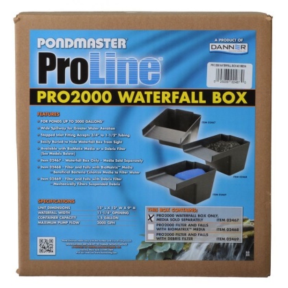 Pondmaster Pro Series Pond Biological Filter & Waterfall - Pro 2000 - (15\