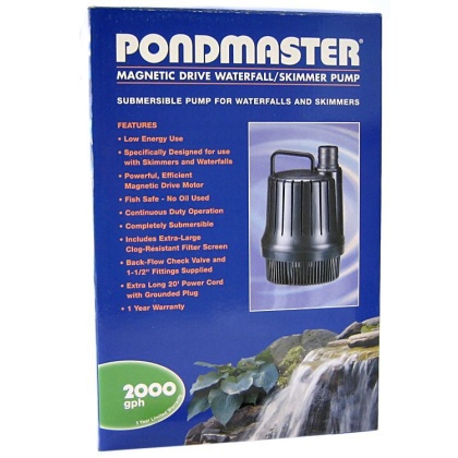 Pondmaster Magnetic Drive Waterfall Pump - 2,000 GPH