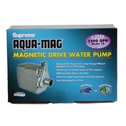 Supreme Aqua-Mag Magnetic Drive Water Pump - Aqua-Mag 12 Pump (1,200 GPH)