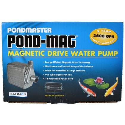 Pondmaster Pond-Mag Magnetic Drive Utility Pond Pump - Model 36 (3600 GPH)