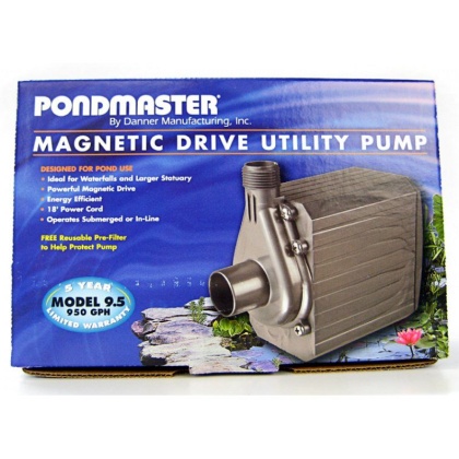 Pondmaster Pond-Mag Magnetic Drive Utility Pond Pump - Model 9.5 (950 GPH)