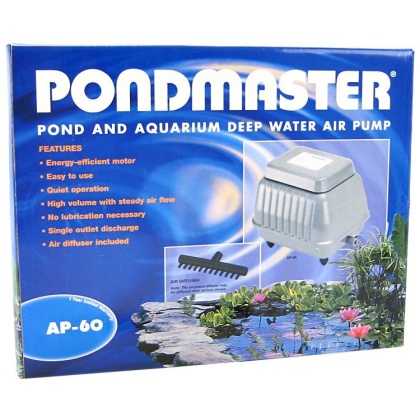 Pondmaster Pond & Aquarium Deep Water Air Pump - AP 60 (7,000 Gallons - 3,600 Cubic Inches per Minute)