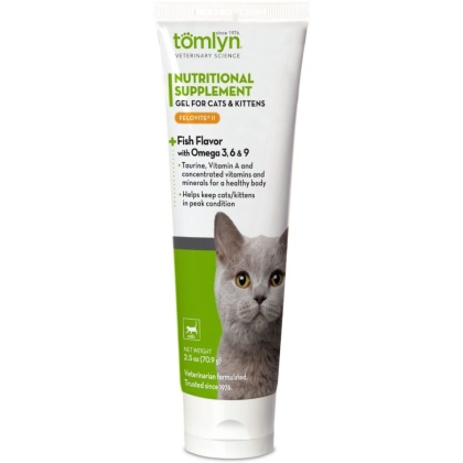 Tomlyn Felovite II Nutritional Supplement Gel for Cats & Kittens - 2.5 oz