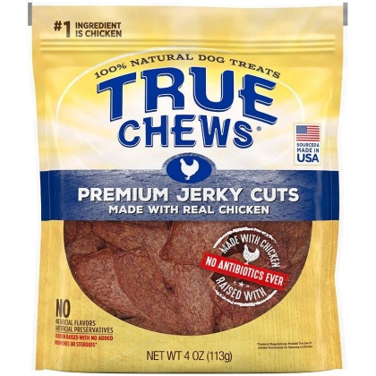 True Chews Premium Jerky Cuts with Real Chicken - 4 oz