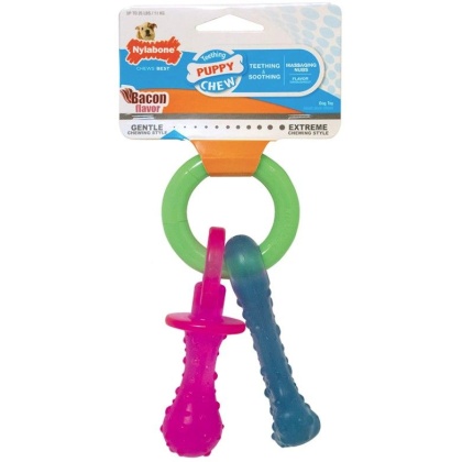 Nylabone Puppy  Chew Teething Pacifier - X-Small
