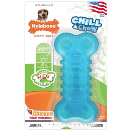 Nylabone Flexi Chew Chill and Chew Dog Toy Wolf - 1 count