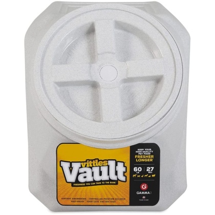 Vittles Vault Airtight Pet Food Container - Stackable - 60 lbs Capacity