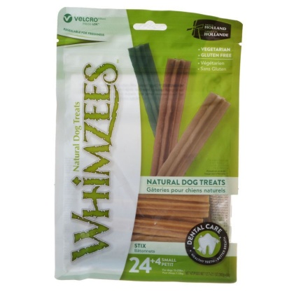 Whimzees Natural Dental Care Stix Dog Treats - Small - 28 Pack - (Dogs 15-25 lbs)